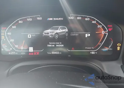 2022 BMW 3 Series M340I xDrive from USA, damaged, VIN 3MW5U9J0XN8C28465